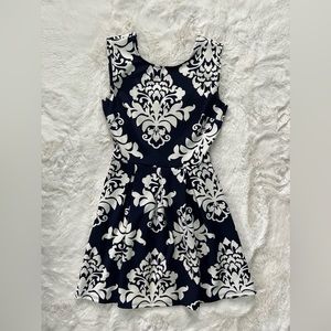 B. Darlin Navy and White Cocktail Dress